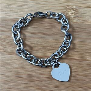 Silver Heart Charm Bracelet Angie/2014